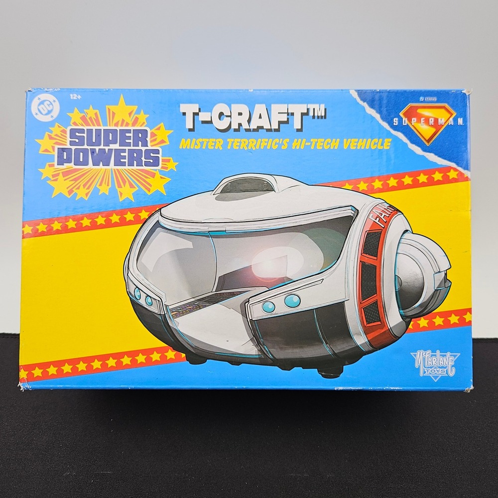 McFarlane Toys DC Super Powers Mister Terrific T-Craft Vehicle New